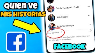 Cómo saber QUIÉN MIRA mis historias de Facebook sin ser amigos  quien espía mis historias de face ✅ [upl. by Waechter809]