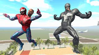 Franklin Become Spider Venom to Kill Venom in Indian Bike Driving 3D [upl. by Nommad]