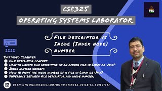 Lab Exp 03 File Descriptor and Inode Index Node Number Concept and Demonstration [upl. by Biddie763]