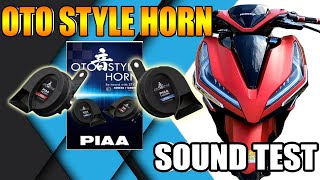 PIAA OTO Style Horn  Sound Test Using Honda Click [upl. by Vas]