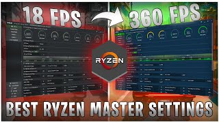 RYZEN MASTER SAFELY Overclock your CPU for Performance [upl. by Esiuole]