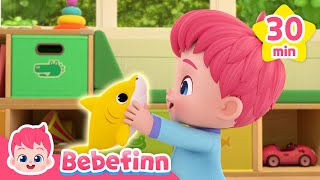 Finn and Shark FamilyㅣBebefinn Song CompilationㅣNursery Rhymes for Kids [upl. by Maisel]