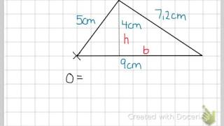 Omkrets och Area på triangel [upl. by Keele6]