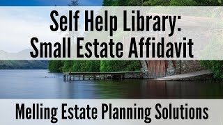 SelfHelp Library Small Estate Affidavit [upl. by Lodge]