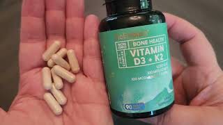 BioEmblem Vitamin D3 K2 Review  BEST D3K2 SUPPLEMENT [upl. by Eam516]