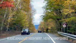 Driving the Kancamagus Highway in New Hampshire [upl. by Ynnohj589]