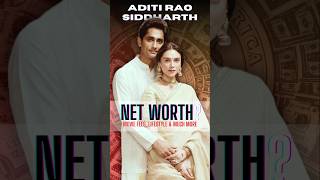 Aditi Rao Hydari vs Siddharth Whos Worth More bollywood shorts trending [upl. by Heloise727]