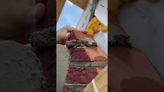 Bricklaying the LAST brick construction masonry asmr maurer architecture [upl. by Liek]