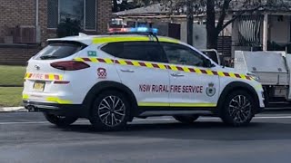 NSW Rural Fire Service  Parkes Headquarters 1 and Mid Lachlan Command Alpha Responding [upl. by Eiramnaej]