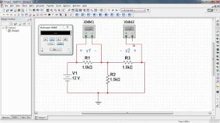 NI Multisim Measure DC voltage with a voltmeter [upl. by Adierf506]