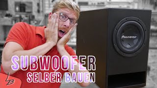 Krasser XXL Subwoofer selbstbau  Der reißt das Haus ab  1 [upl. by Ardiedak776]