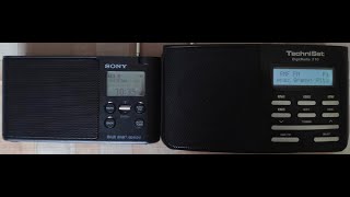 Sony xdrs41d vs Technisat digitradio 210 DAB amp FM Porównanie [upl. by Omora]