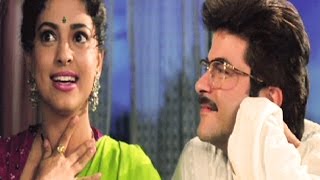 Juhi Chawla sings for Anil Kapoor  Andaz Comedy Scene 1822 [upl. by Wakefield158]