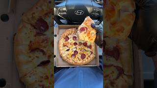 Most Cheesiest Pizza I Ever ate  Beef Pepperoni Pizza Mukbang Asmr satisfying food asmr pizza [upl. by Inal810]