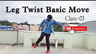 Leg Twist Dance Move  Basic Tutorial By Team Jackson Action Studio dancetutorial [upl. by Nmutua]