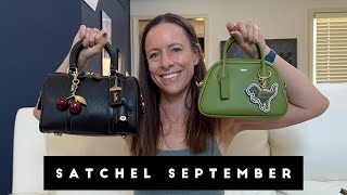 Its September Satchel Time Dooney amp Bourke I Coach SuzWhat [upl. by Normy]