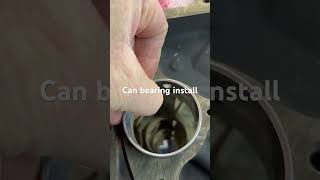 LS cam bearing install Just how I do it to line it up every time But let’s get back at it [upl. by Michail]