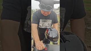 Helmet test Motorcycle helmet One helmet and one belt Safety is always there New national standa [upl. by Etan]