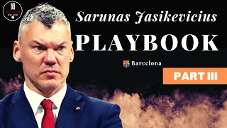 Sarunas Jasikevicius Playbook — Barcelona  Part III [upl. by Annonyw]