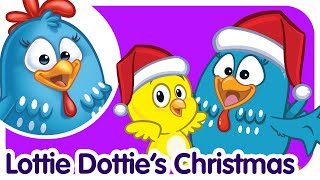 Lottie Dotties Christmas  Lottie Dottie Chicken  Nursery Rhymes For Kids [upl. by Ahsiele16]