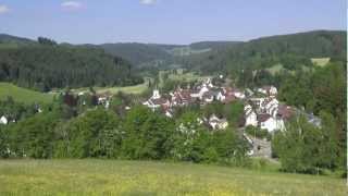 Flug über Lenzkirch im Hochschwarzwald [upl. by Otrevlig110]