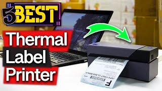 ✅ TOP 5 Best Thermal Label Printers Today’s Top Picks [upl. by Helli442]