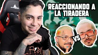 REACCIONANDO A CHRISTIAN NODAL VS JBALVIN LA TIRADERA [upl. by Adiazteb]