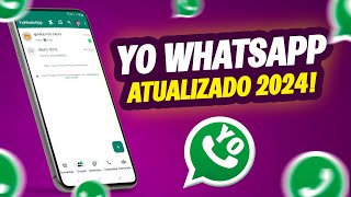 NOVA ATUALIZAÇÃO DO YO WHATSAPP COM VÁRIAS FUNÇÕES COMO BAIXAR E INSTALAR [upl. by Lalage]