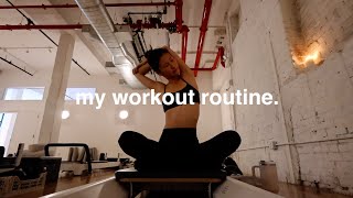 ALONE IN NEW YORK 🖇️ my workout routine [upl. by Assenal]