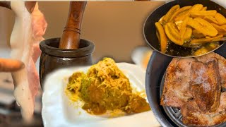 Mofongo de Chicharrón en AirFryer La Cocina de Cesarin Oficial [upl. by Yddor]