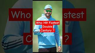 Top 10 Fastest Double Centuries in ODI cricket world Rectossfacts Top10ner worldtop4u FactEXx [upl. by Jestude]