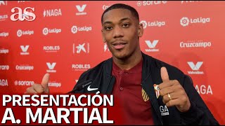 SEVILLA  ANTHONY MARTIAL quotEs el LUGAR PERFECTO para VOLVER a JUGARquot  Diario As [upl. by Aikemat]