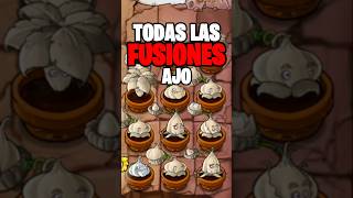 TODAS las FUSIÓNES DEL AJO en plantasvszombies [upl. by Naliorf621]