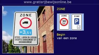 Copy of GRATIS RIJBEWIJS ONLINE 6 Rijbewijs B  BEBOUWDE KOM  ZONE  WOONERF [upl. by Auqinahc]