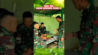 Kopral dikerjain auto nanti malam kumpul 😂🤣 tni komando prajurittangguh tniad abdinegara [upl. by Cordie]