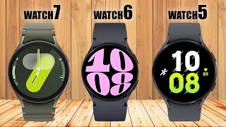 Samsung Galaxy Watch 7 Vs Galaxy Watch 6 Vs Galaxy Watch 5 [upl. by Adnofal548]