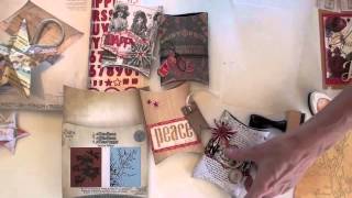 Tim Holtz Sizzix Christmas dies part 2 [upl. by Ytissac765]