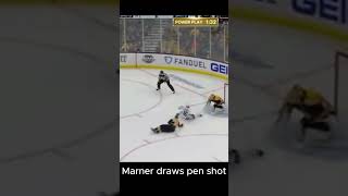 Marner draws penalty shot [upl. by Ahseneuq64]