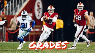 San Francisco 30 Dallas Cowboys 24 Grades [upl. by Gage249]