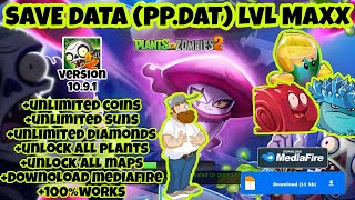 Save Data ppdat Level Max Plants vs Zombie 2 V1091 [upl. by Medwin]