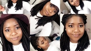 How to style  BOB BOX BRAIDS [upl. by Arda]