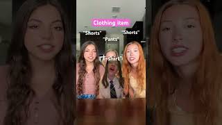 Telepathy test with triplecharm challenge twins sister bestfriend funny duet [upl. by Enytsirhc412]