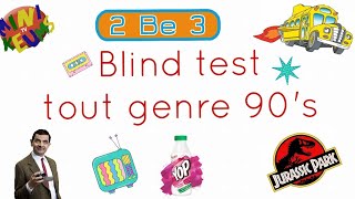 blind test tout genre année 90 dessin animé série émission chanson pub film [upl. by Ahsemal]