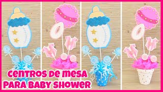 CENTRO DE MESA PARA BABY SHOWER  DIY [upl. by Luigi]