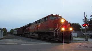 BNSF 7388 ES44DC Leads BNSF Geometry Train [upl. by Ambrogio820]