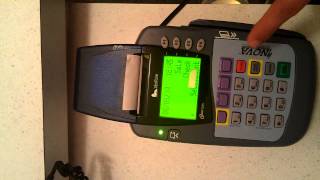 VeriFone Omni 3200SE Credit Card Machine [upl. by Irodim920]