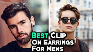 6 Best Clip On Earrings For Men 2023  Hami Gadgets [upl. by Sirah572]