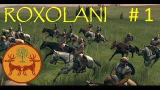 ROXOLANI Campaign  Total War ROME 2  1  War against our cousins [upl. by Nawotna]