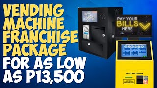 VENDING MACHINES Franchise Business In The Philippines  Franchise Republic [upl. by Nek]