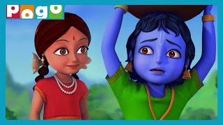 Little Krishna🪈 Radha Ashtami  Radha ki Masti 😆 Krishna  Cartoon for Kids  PogoChannel [upl. by Adin]